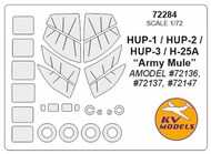 Piasecki HUP / H-25A + wheels masks #KV72284