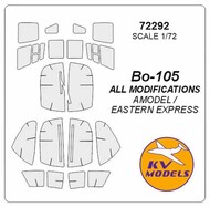  KV Models  1/72 MBB Bo-105 Masks KV72292