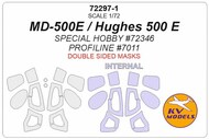  KV Models  1/72 MD-500E, Hughes 500 E - (Double sided) KV72297-1
