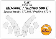  KV Models  1/72 Hughes MD-500E Masks KV72297
