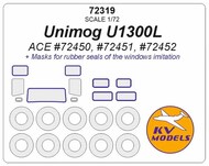  KV Models  1/72 Unimog U1300L Masks KV72319