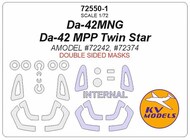  KV Models  1/72 Da-42MNG / Da-42 MPP Twin Star - (Double sided masks) + masks for wheels KV72550-1