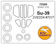  KV Models  1/72 Sukhoi Su-39 + wheels masks KV72560