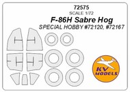 F-86H Sabre Hog (SPECIAL HOBBY #72120, #72167) + wheels masks #KV72575