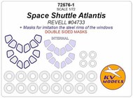  KV Models  1/72 Space Shuttle Atlantis Masks KV72576-1
