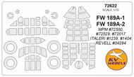  KV Models  1/72 Focke-Wulf Fw.189A + wheels masks KV72622