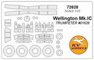  KV Models  1/72 Vickers Wellington Mk.IC + wheels masks KV72628