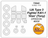 KV Models  1/72 Kawasaki Fighter Ki-61-1 'Hien' (Tony) + wheels masks KV72642