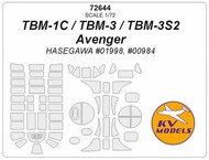 KV Models  1/72 Grumman TBM-1C / TBM-3 / TBM-3S2 Avenger KV72644