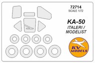  KV Models  1/72 Kamov Ka-50 HOKUM+ wheels masks KV72714
