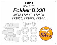 Fokker D.XXI + masks for wheels #KV72821