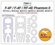 F-4F / F-4F / RF-4E Phantom II (Double sided masks) #KV72841-1
