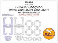F-89D/J Scorpion (Double sided masks) + masks for wheels #KV72855-1