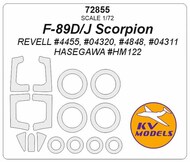 F-89D/J Scorpion + masks for wheels #KV72855