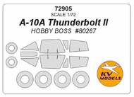 Fairchild A-10A Thunderbolt II + wheels masks #KV72905