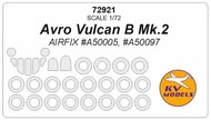  KV Models  1/72 Avro Vulcan B Mk.2 Masks KV72921