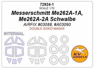 Messerschmitt Me.262A Schwalbe - Double-sided + wheels masks* #KV72924-1