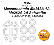 Messerschmitt Me.262A Schwalbe - Double-sided + wheels masks* #KV72924
