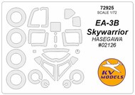EA-3B Skywarrior (HASEGAWA #02126) + wheels masks #KV72925