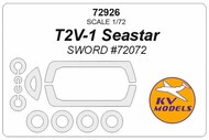  KV Models  1/72 T2V-1 Seastar (SWORD #72072) + wheels masks KV72926