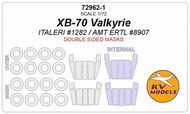  KV Models  1/72 XB-70 Valkyrie Masks KV72962-1