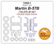 Martin B-57 Canberra Night Hawk - Double-sided and wheels masks #KV72968-1