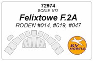  KV Models  1/72 Felixstowe F.2A (RODEN #047) KV72974