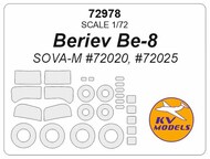  KV Models  1/72 Beriev Be-8 + wheels masks KV72978