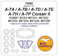 A-7A / A-7B / A-7D / A-7E / A-7H / A-7P Corsair II + wheels masks #KV73050