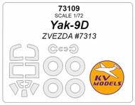 Yak-9D + wheels masks #KV73109