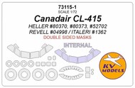 Canadair CL-415 (Double sided masks) + masks for wheels #KV73115-1
