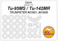 Tu-95MS / Tu-142MR + wheels masks #KV73177
