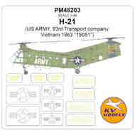 Sikorsky H-21 (US ARMY, 93rd Transport company, Vietnam 1963 '15051') #KVPM48203PM