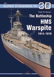  Kagero Books  Books The Battleship HMS Warspite 1914-1919 KAG16039