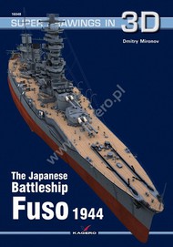 Kagero Books  Books Super Drawings 3D: Japanese Battleship Fuso 1944 KAG16048