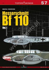  Kagero Books  Books Topdrawings: Messerschmitt Bf.110 Vol.1 KAG7057