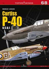  Kagero Books  Books Topdrawings: Curtiss P-40B, C, D, E KAG7068