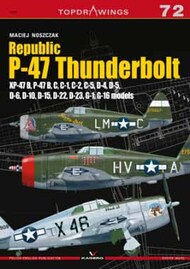  Kagero Books  Books Topdrawings: Republic P-47 Thunderbolt, XP-47B, B, C, D, G KAG7072