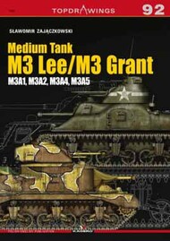  Kagero Books  Books Topdrawings: Medium Tank M3 Lee / M3 Grant, M3A1, M3A2, M3A4, M3A5 KAG7092