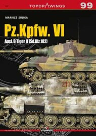  Kagero Books  Books Topdrawings: Pz.Kpfw. VI Kingtiger Ausf. B Tiger II (Sd.Kfz.182) KAG7099