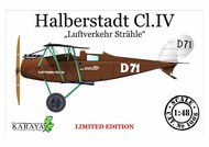Halberstadt Cl.IV Strahle plastic, resin, PE + conversion LIMITED #KAR481006