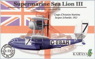  Karaya  1/72 Supermarine Sea Lion III Schneider Cup KAR72012