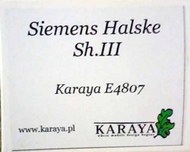  Karaya  1/48 Siemens Halske Sh.III KARE48007