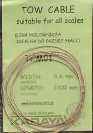  Karaya  1/35 Towing Cable 0.6mm -1000mm KARTCM01