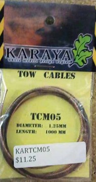 Karaya Towing Cable 1.25mm x 1000mm # TCM05 