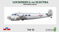 NEW MOLDS! Lockheed L-10 Electra* #KY14433