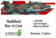  Karaya  1/48 Sukhoi Su-17M3/Su-22M4 exterior set - wheels, KARU48010