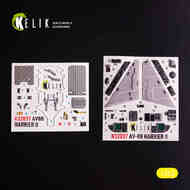  Kelik 3D Decals  1/32 3D Interior Set - AV-8 Harrier (TRP kit) K3D32037