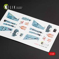  Kelik 3D Decals  1/48 Sukhoi Su-25UB interior 3D decals OUT OF STOCK IN US, HIGHER PRICED SOURCED IN EUROPE K3D48026