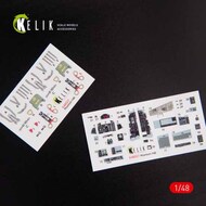  Kelik 3D Decals  1/48 McDonnell F-4B Phantom interior 3D decals OUT OF STOCK IN US, HIGHER PRICED SOURCED IN EUROPE K3D48027
